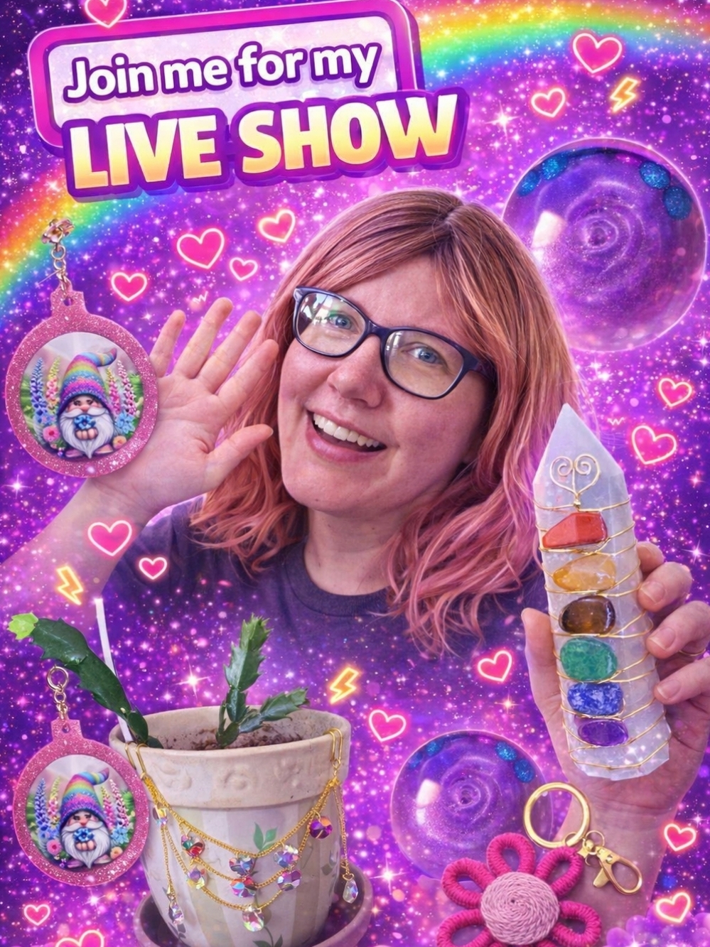 NANAJUNE IS LIVE come Say Hi And See All The Gems I HAVE!